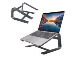 Macally Aluminium Stand for Apple Macbook Air/Pro or any Notebook 13" - 16" - Space Gray
