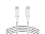 Belkin BoostCharge Braided USB-C to USB-C Cable - 1m, 2 Pack