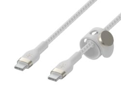 Belkin BoostCharge Pro Flex USB-C to USB-C Cable 60 Watt - 3 Meters, White