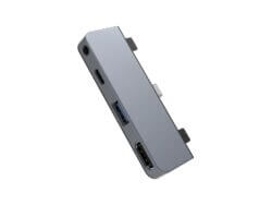HyperDrive 4-in-1 USB-C Hub for iPad - Grey