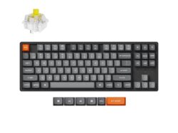 Keychron K8 Max QMK Wireless Custom Mechanical Keyboard - BANANA Switches