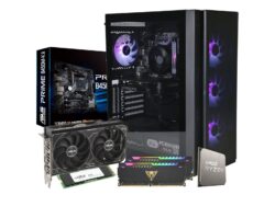 PCBuilder TITAN Gaming Desktop - Ryzen 5, 16GB RAM, 1TB SSD, Win 11 Home