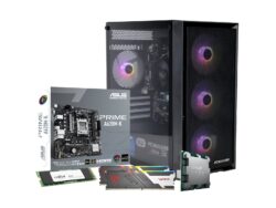 PCBuilder WARDEN Desktop - Ryzen 5, 32GB RAM, 480GB SSD, Win 11 Home