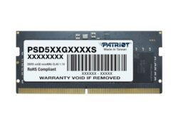 Patriot Signature Line 8GB 5600MHz DDR5 SODIMM Notebook Memory