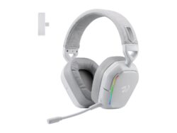 Redragon H868 RGB Wireless Gaming Headset - White