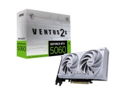 MSI RTX 5060 VENTUS 2X OC 8GB Graphics Card White Edition