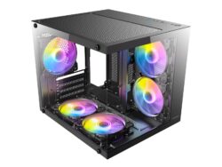 Antec VCX20M RGB Elite Micro-ATX Gaming Case - Black