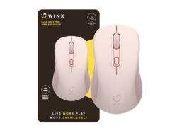 WINX CLICK Easy 1600DPI 2.4GHz Wireless Mouse - Pink