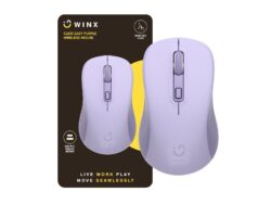 WINX CLICK Easy 1600DPI 2.4GHz Wireless Mouse - Purple
