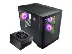 FSP S380 M-ATX ARGB Gaming Chassis and VITA GM 750W Power Supply Bundle