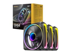 Antec ORBIT PWM 120mm ARGB Fan 3 Pack - Black