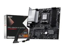 MSI PRO B840M-P Wi-Fi 6E AMD AM5 M-ATX Gaming Motherboard