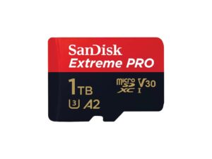 Sandisk Extreme Pro 1TB MicroSDXC Card with Adapter
