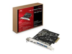 Vantec 5-Port USB 3.2 Controller Card - 2x USB-C, 3x USB-A