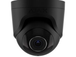 AJAX 5MP IP Black Turret Camera with a 2.8 mm Wide-view Lens