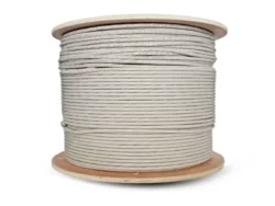 Essential CAT6 Indoor Ethernet Cable 500m Grey Solid Copper UTP Roll