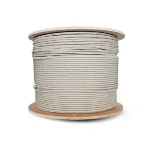 Essential CAT6 Indoor Ethernet Cable 500m Grey Solid Copper UTP Roll