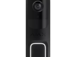 AJAX Security Outdoor Black 4MP WiFi Video Doorbell with PIR & AI