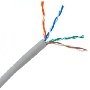 Essential CAT5 UV Outdoor Ethernet Cable 500m Black CCA SF/TP Roll