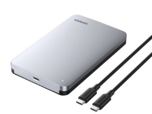 UGreen CM300 2.5 inch USB Type-C Hard Drive Enclosure - Silver