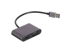 UGreen CM449 USB-A to HDMI + VGA 1080P Display Adapter