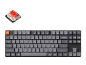 Keychron K1 Max QMK/VIA 80% Wireless Custom Mechanical Keyboard - RED Switches