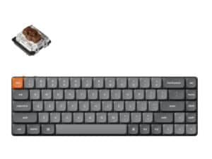 Keychron K7 Max QMK/VIA 65% Wireless Custom Mechanical Keyboard - BROWN Switches