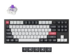 Keychron Q3 HE QMK 80% Wireless Custom Mechanical Keyboard - Nebula Switch