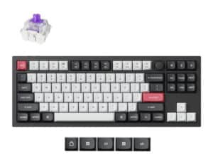 Keychron Q3 HE QMK 80% Wireless Custom Mechanical Keyboard - Nebula Switch