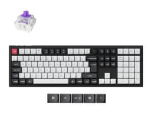 Keychron Q6 HE QMK Full-size Wireless Custom Mechanical Keyboard - Nebula Switch