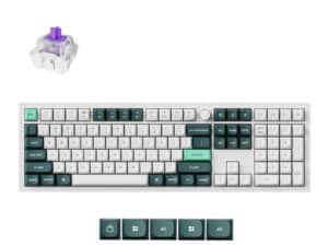 Keychron Q6 HE QMK Full-size Wireless Custom Mechanical Keyboard - Nebula Switch