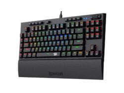Redragon K588 RGB Pro BROADSWORD TKL Mechanical Wired Gaming Keyboard - Black