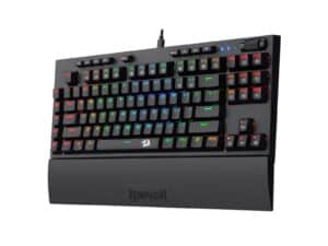 Redragon K588 RGB Pro BROADSWORD TKL Mechanical Wired Gaming Keyboard - Black