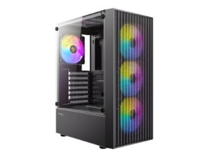 Antec AX27 RGB ELITE ATX Gaming Chassis - Black