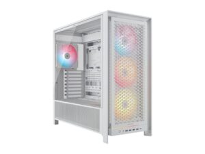 Corsair FRAME 5000D RS ARGB High-Airflow Mid-Tower Case - White