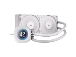Corsair NAUTILUS 240 RS LCD Liquid CPU Cooler - White