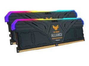 GeiL Gemini TUF RGB 32GB DDR5 6000MHz Desktop Gaming Memory Kit - Grey