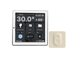 Shelly Wall Display + Blu H&T Smart Control Panel With Temperature - Humidity & LUX Sensors