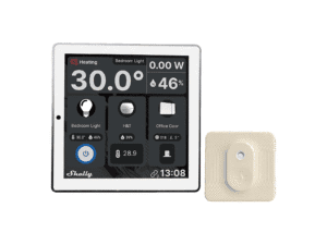 Shelly Wall Display + Blu H&T Smart Control Panel With Temperature - Humidity & LUX Sensors