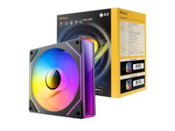 Antec VISION PWM 120mm ARGB Reverse Infinity Mirror Case Fan 3 Pack - Black