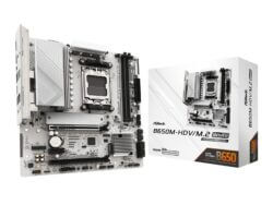ASRock B650M-HDV/M.2 AM5 Micro-ATX Motherboard - White
