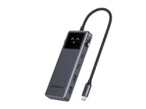 UGreen 6-in-1 Type-C Hub with 4K HDMI  100W PD and 10Gbps USB Ports – Grey