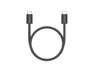 Canyon CCMG60 Charge & Sync Braided Cable - 1m, Black