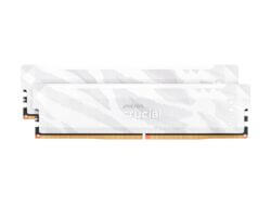 Crucial Pro Overclocking DDR5-6400 32GB Desktop Gaming Memory Kit - White