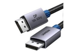 UGreen DP131 DisplayPort 2.1 Braided Cable 1M - Black/Grey