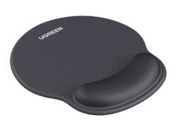 UGreen LP668 Ergonomic Mousepad with Wrist Rest - 220 x 245 mm, Black