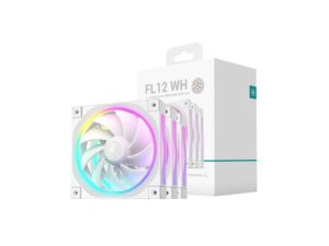 DeepCool FL12 3-in-1 ARGB 120mm Fan 3 Pack - White