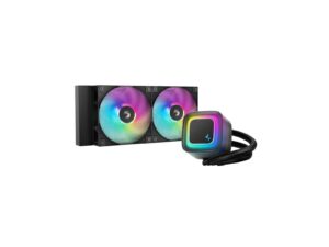 DeepCool LE240 V2 240mm ARGB AIO CPU Liquid Cooler - Black
