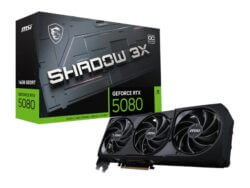 MSI GeForce RTX 5080 Shadow 3X OC 16GB GDDR7 Graphics Card