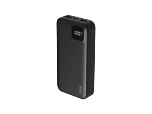 Snug 20 000mAh Square Digital PD Power Bank - Black